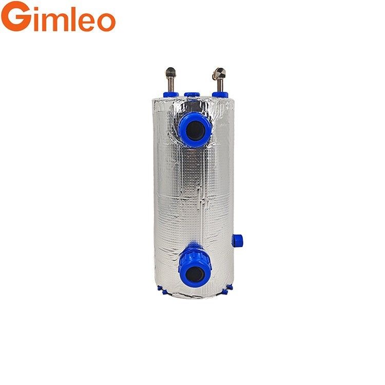 ETA-1.5 R134A 12.7 মিমি রেফ্রিজার্যান্ট ইনলেট / ওয়াটার সংযোগকারী জন্য সামুদ্রিক টিউব বাষ্পীভবন