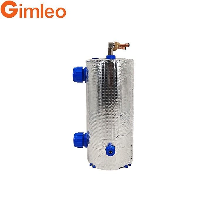 ETA-1.5 R134A 12.7 মিমি রেফ্রিজার্যান্ট ইনলেট / ওয়াটার সংযোগকারী জন্য সামুদ্রিক টিউব বাষ্পীভবন