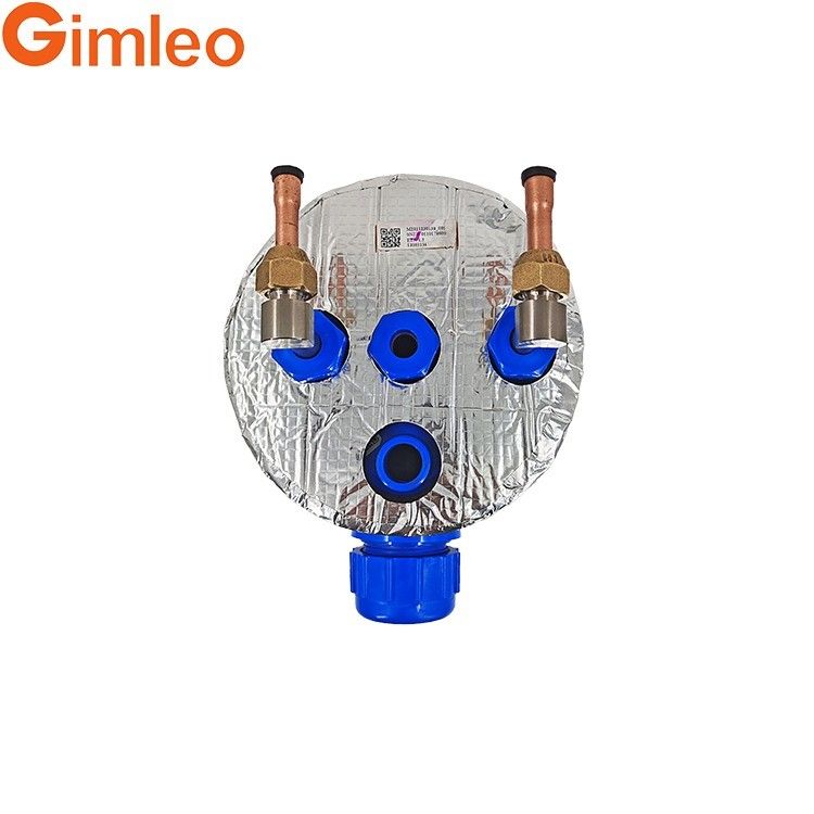 ETA-1.5 R134A 12.7 মিমি রেফ্রিজার্যান্ট ইনলেট / ওয়াটার সংযোগকারী জন্য সামুদ্রিক টিউব বাষ্পীভবন