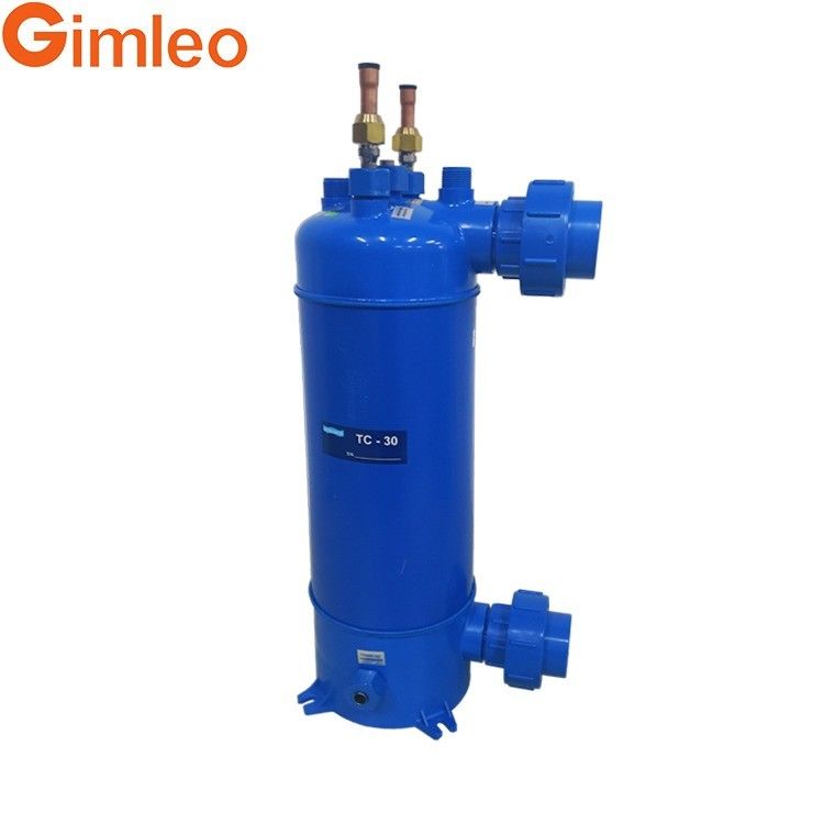 10.5KW পিভিসি শেল সমুদ্রের জল তাপ এক্সচেঞ্জার কনডেন্সার এমএইচটিএ -3 1 বছরের ওয়ারেন্টি