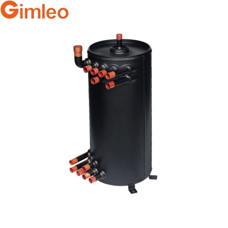18.5KW শীতল ক্ষমতা টিউব ইন শেল তাপ এক্সচেঞ্জার GAD08-CMF-4 তাপীয় শেল নকশা