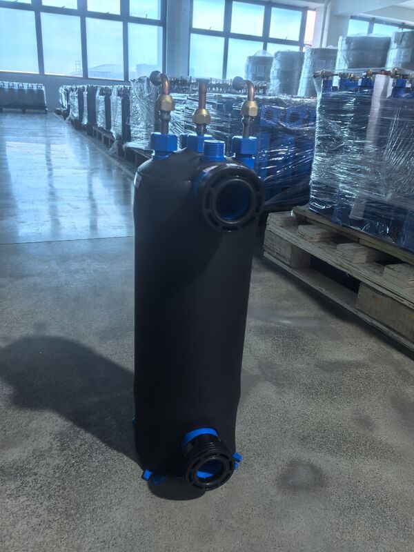 আউটলেট তাপমাত্রা 7C চিলার তাপ এক্সচেঞ্জার ETA-1 কম্প্যাক্ট ডিজাইন জল সংযোগ 2 ইঞ্চি শিল্পের জন্য ইঞ্জিনিয়ারিং শীতল সরঞ্জাম