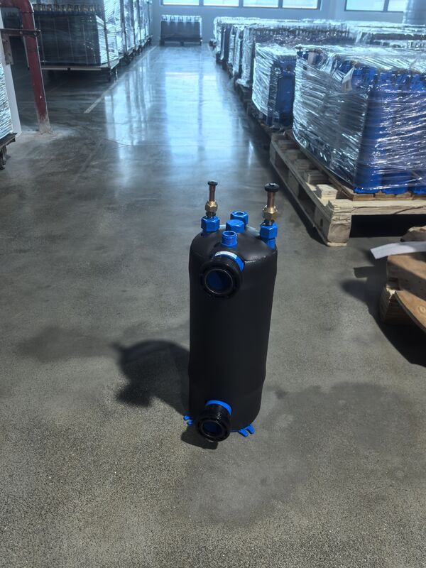 উচ্চ জারা প্রতিরোধের পুল হিট এক্সচেঞ্জার MHTA-0.75, যা তাপ স্থানান্তরের জন্য খাঁটি টাইটানিয়াম টিউব এবং টেকসই টিউব ইন পিভিসি শেল কাঠামো সমন্বিত