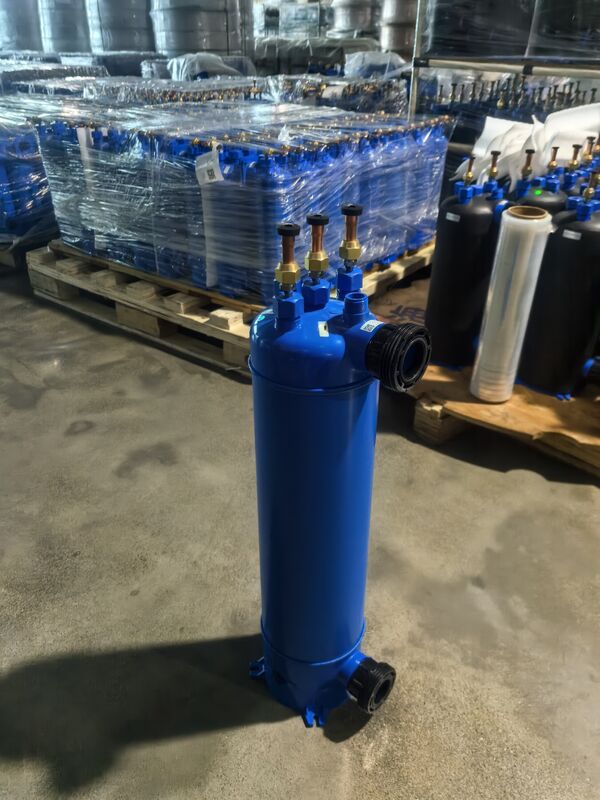 টিউব ইন পিভিসি শেল আবাসিক পুল হিট এক্সচেঞ্জার MHTA-2 অনুভূমিক বা উল্লম্ব স্থাপন সহজ সেটআপ এবং রক্ষণাবেক্ষণ নিশ্চিত করে