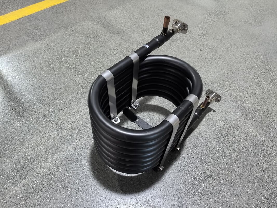 কাস্টমাইজযোগ্য সমাক্ষ তাপ এক্সচেঞ্জার স্টেইনলেস স্টিল 4 মিমি প্লেট বেধ দীর্ঘস্থায়ী এবং তাপ বিনিময় সমাধান প্রদান