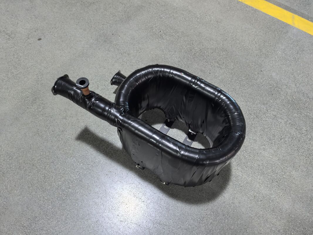 গরম করার ক্ষমতা ৬ থেকে ৩০০ কিলোওয়াট কোঅক্সিয়াল হিট এক্সচেঞ্জার টিউব ইন টিউব স্ট্রাকচার সর্বোচ্চ কাজের চাপ রেফ্রিজারেন্ট ৫২ বার তাপ স্থানান্তর সমাধান