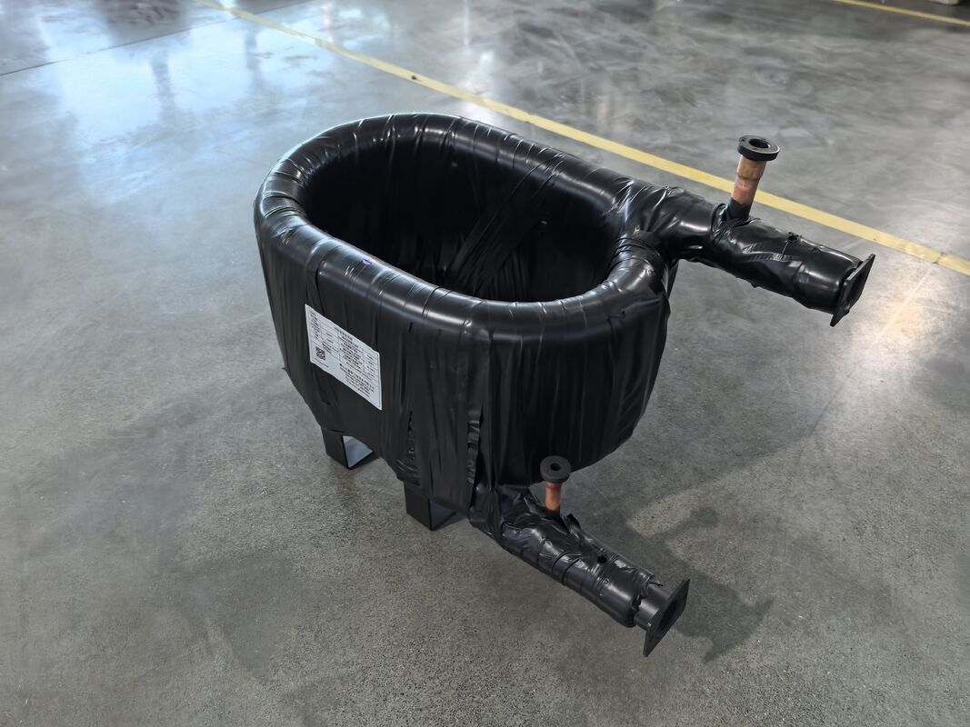 Supper SPHC স্টীল শেল উপাদান সরবরাহ এবং তাপীয় সমাধান থেকে তৈরি জল সিস্টেম HVAC জন্য অভ্যন্তরীণ নল coaxial তাপ এক্সচেঞ্জার