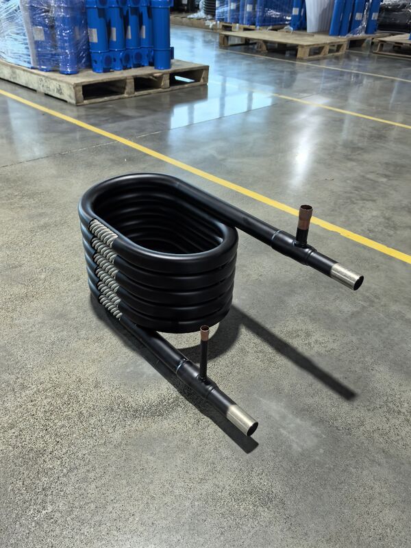 টাইটানিয়াম কোএক্সিয়াল তাপ এক্সচেঞ্জার 3 থেকে 20 মিটার টিউব দৈর্ঘ্য সমুদ্র এবং রাসায়নিক অ্যাপ্লিকেশন জন্য তাপ দক্ষতা প্রস্তাব